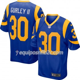 Camiseta Hombre NFL Los Angeles Rams Todd Gurley II 30 Nike Royal